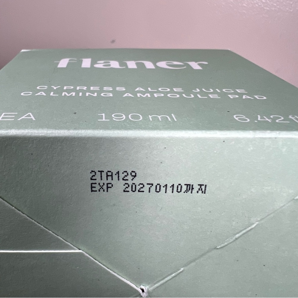 Korean Skincare Flaner Cypress Aloe Calming Toner Pads - Picture 13 of 14